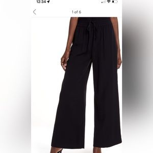 Open Edit wide leg drawstring pants. Worn once. Size Large.